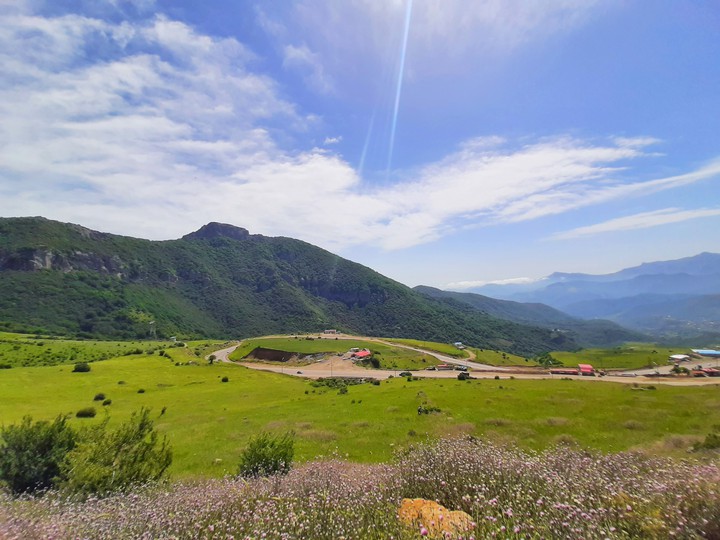 Iran - Azerbaijan border landscape
