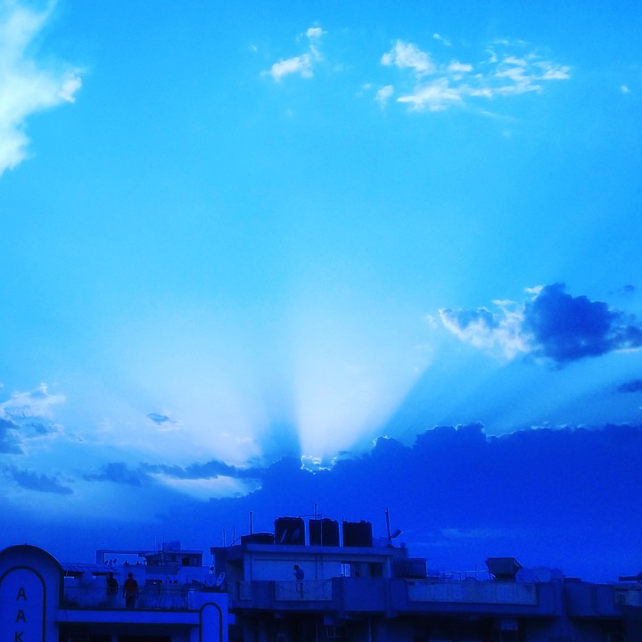blue sky