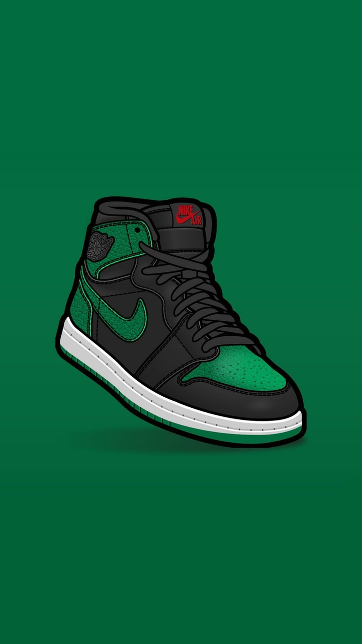 Nike Jordan 1 Retro High Pine Green Black