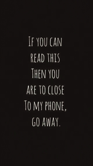 Don't like go away from me but the picture