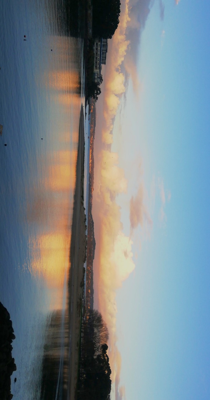 Sunset at the beach