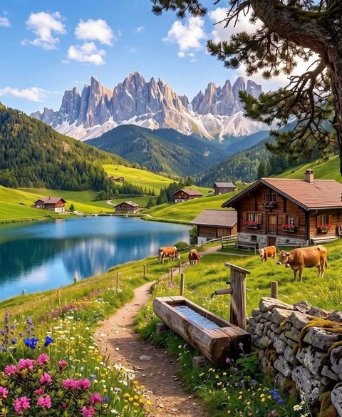 Mountainous_landforms, Mountain, Nature