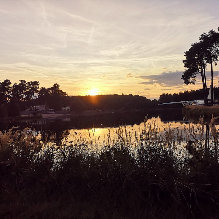 Sun goes down