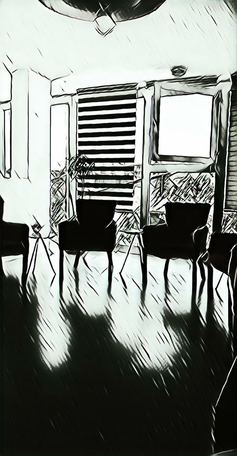 Black And White Office