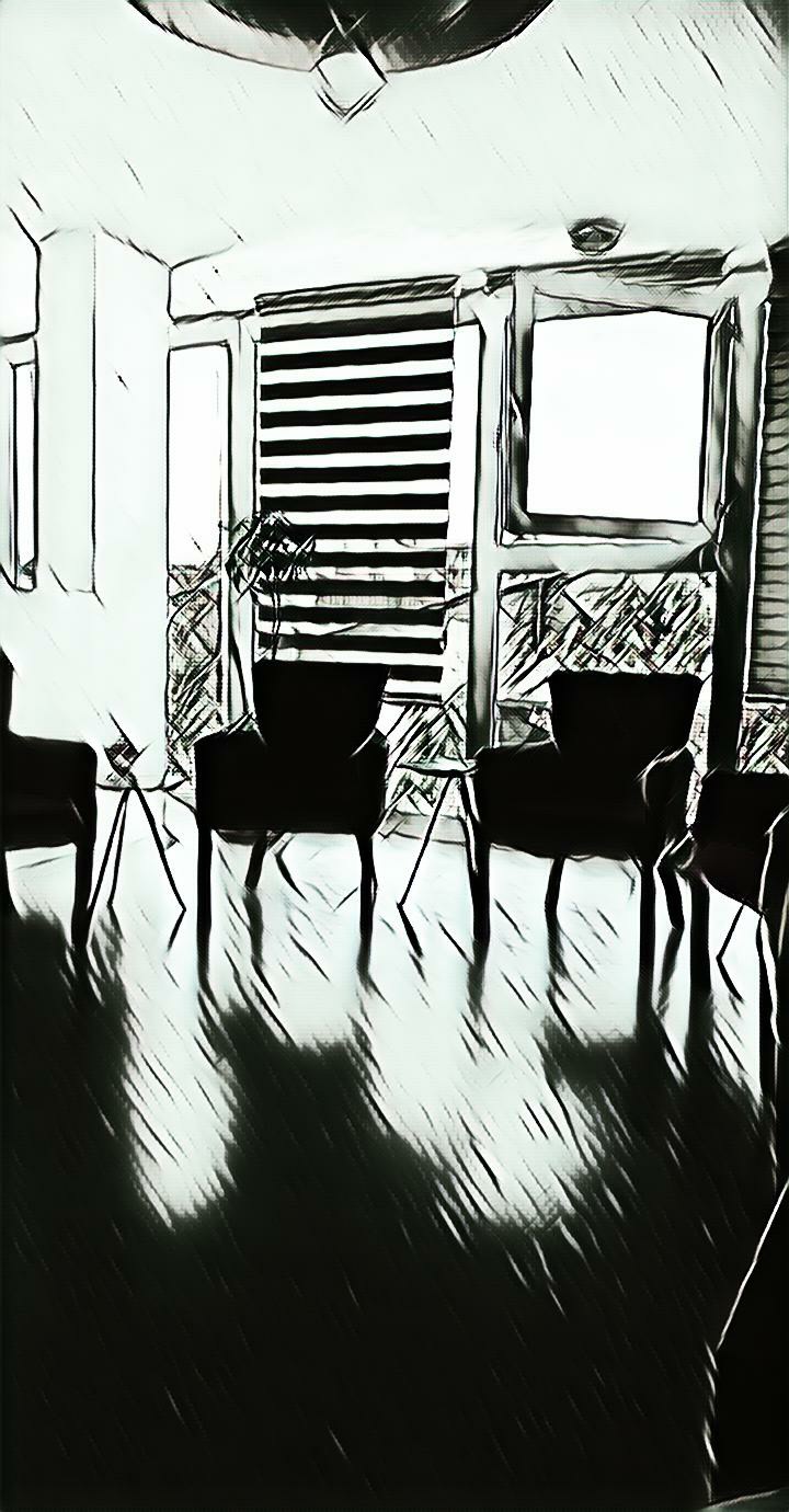 Black And White Office