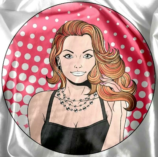 In silk