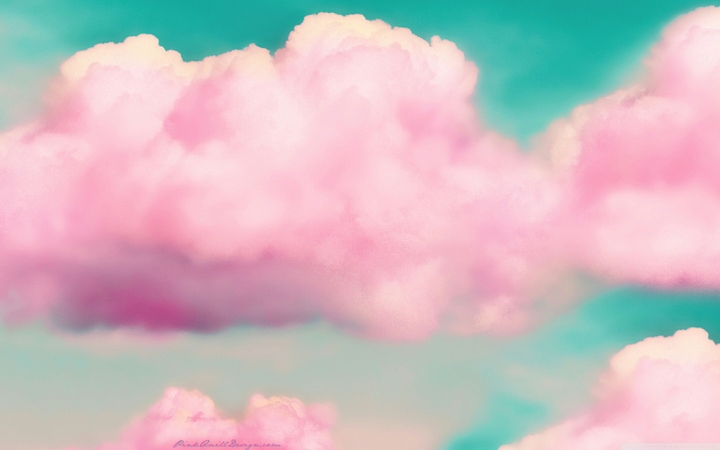 pink clouds
