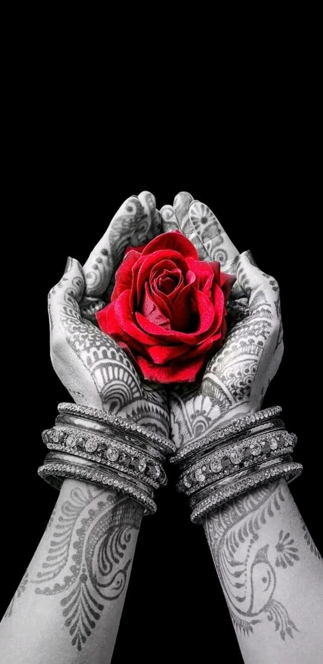 rose mehndi bangles