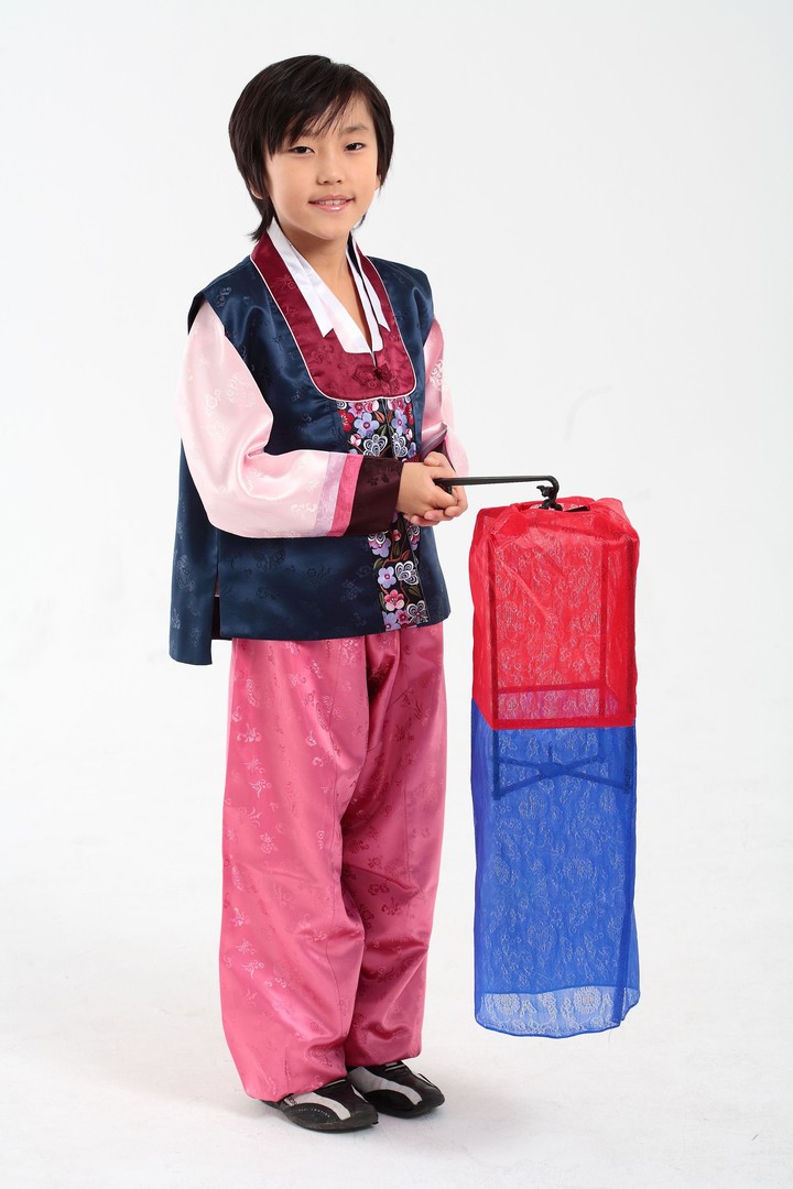 Family in Korean Dress