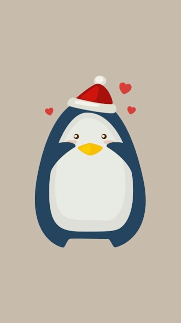 pingüino navideño