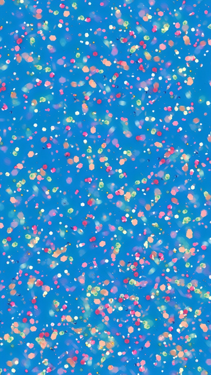 Blue Confetti