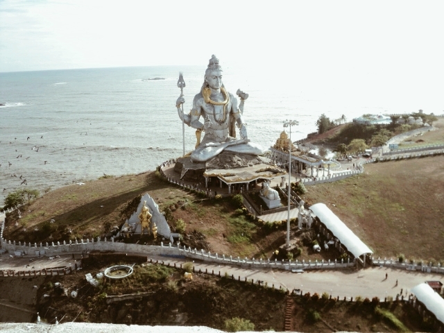 Statue at beach