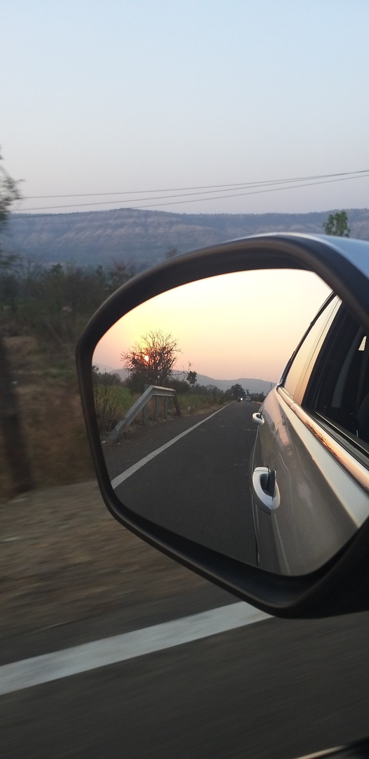life through the side mirror