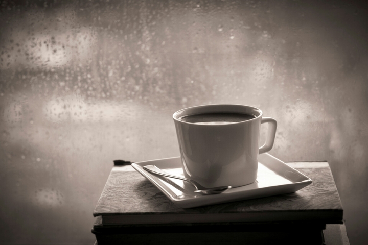 A Cup of Coffee on a Rainy Day !!!