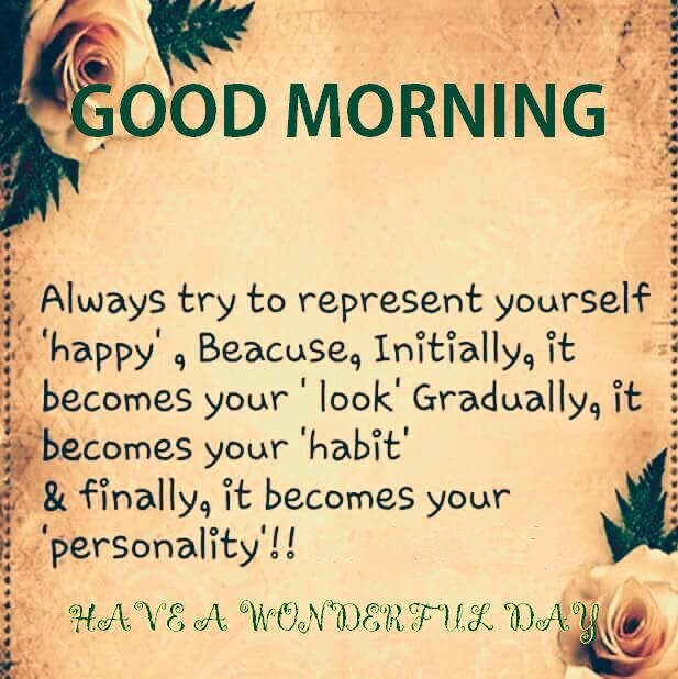 Good morning