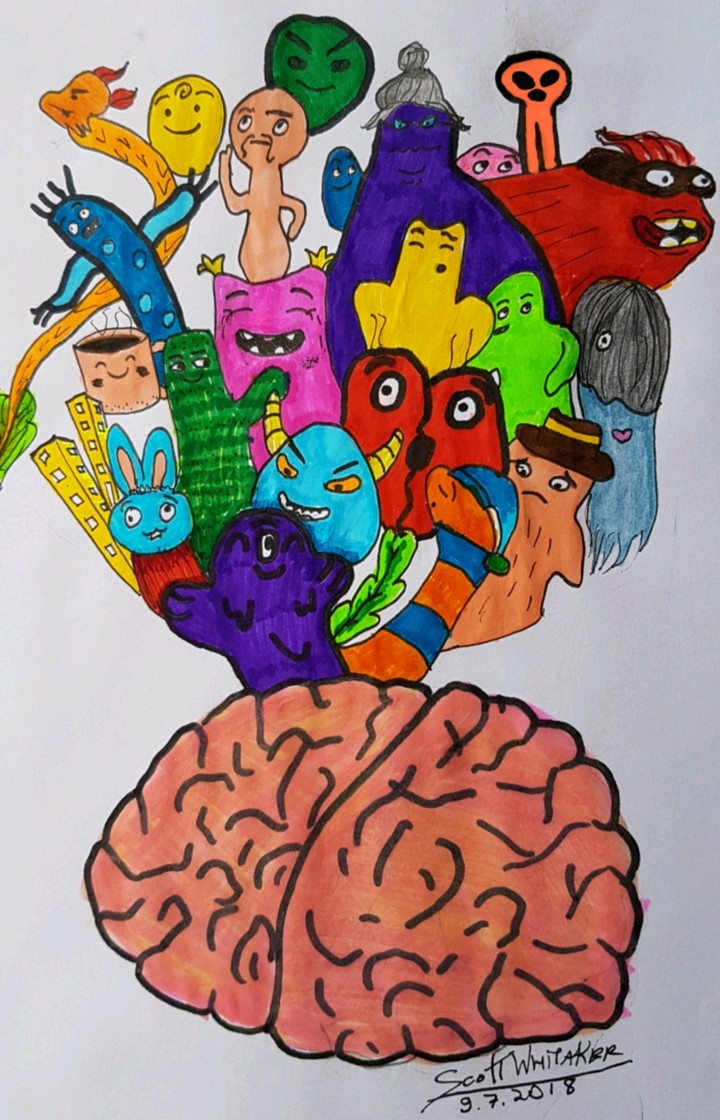 doodle in brain