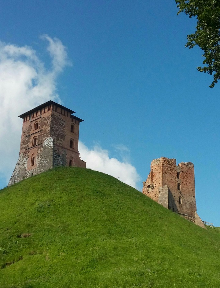 Medieval castle in Novogrudok, Belarus