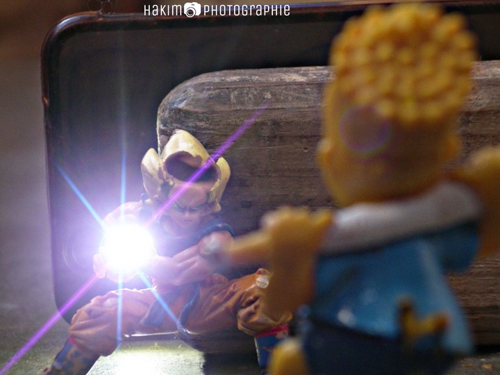 little fight with toys