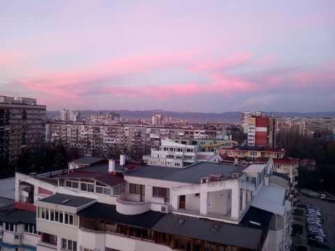 Sunset in Sofia