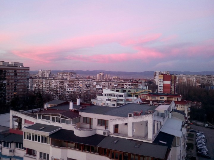 Sunset in Sofia