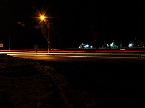 #night #flash #car #nikon #road #kamianets #kp