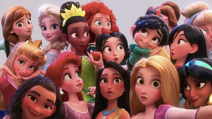 Vanellope and the Princesses