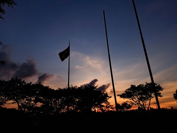 Sunset Flags