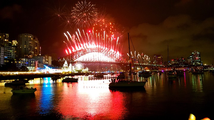 student NYE fireworks