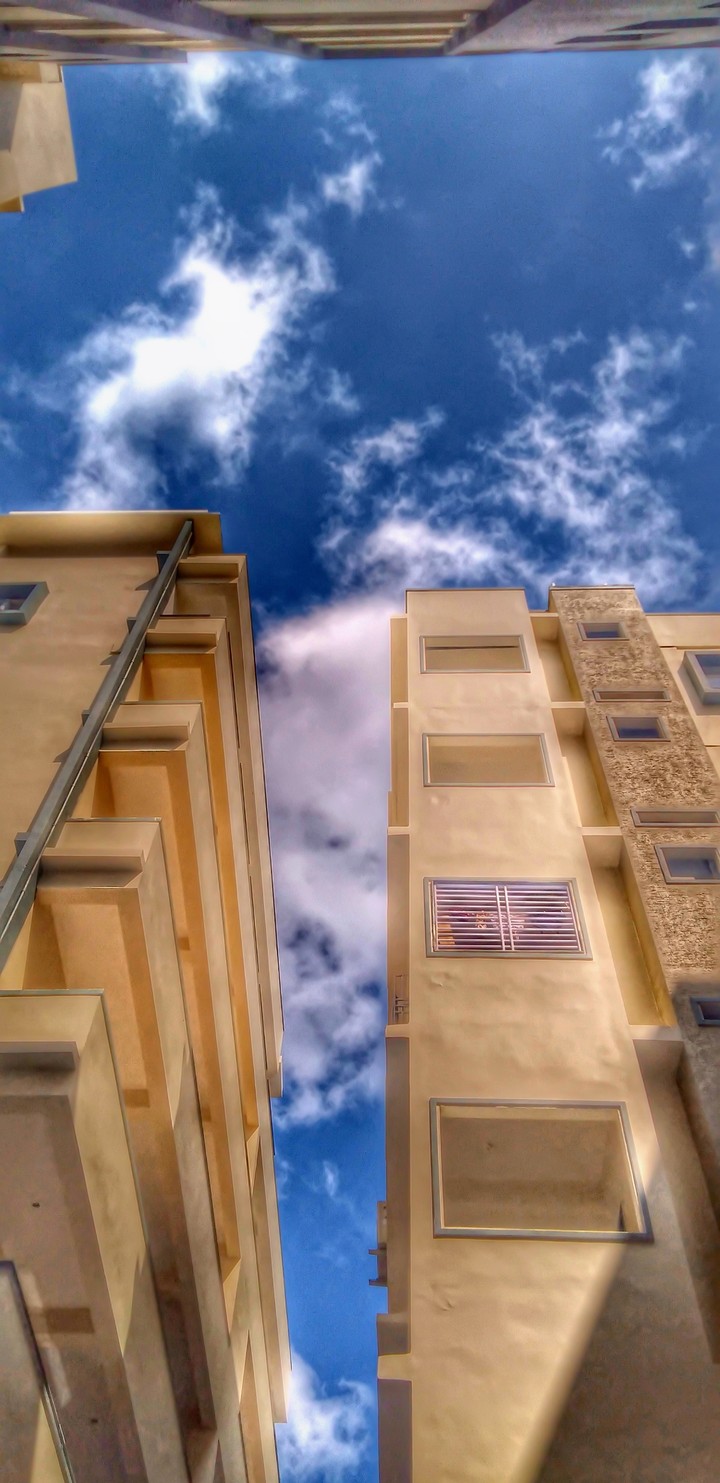 cloudy town