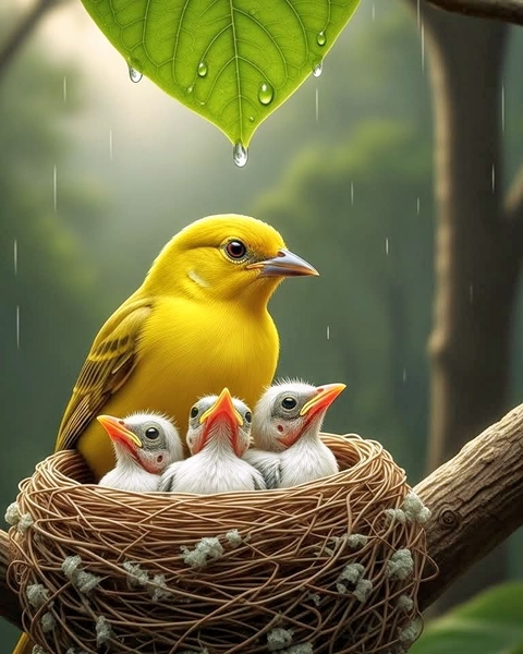 רקעים twig, Yellow