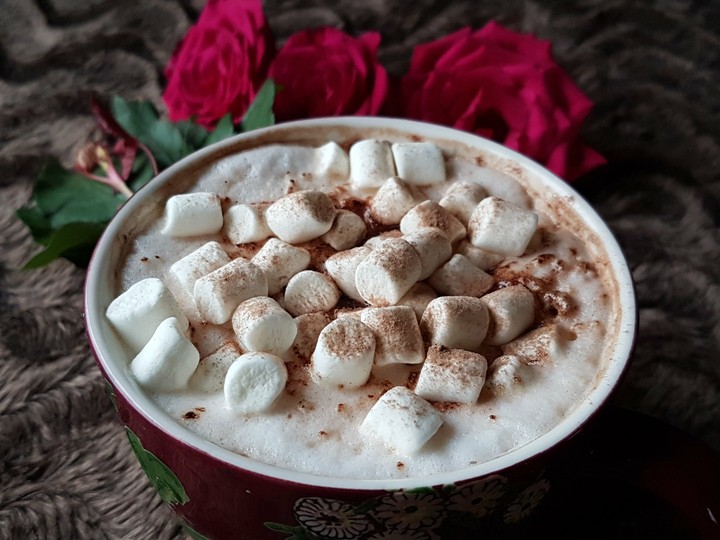 Hot chocholate with marshmallows
