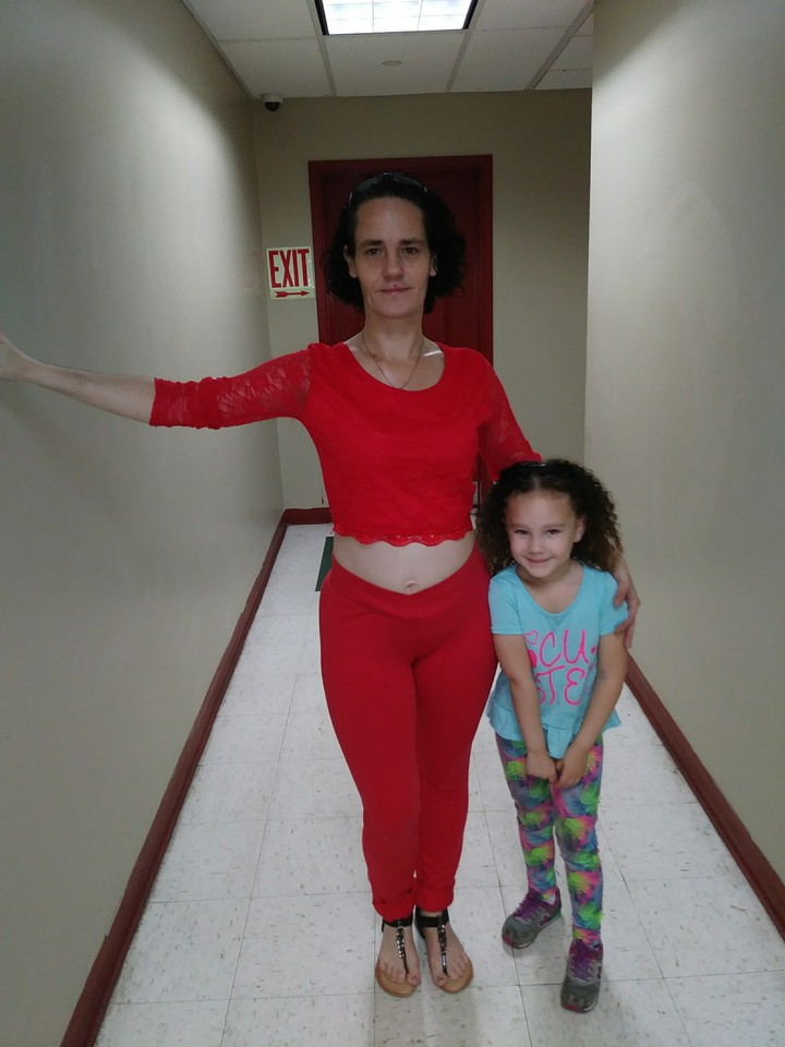 mother and daughter