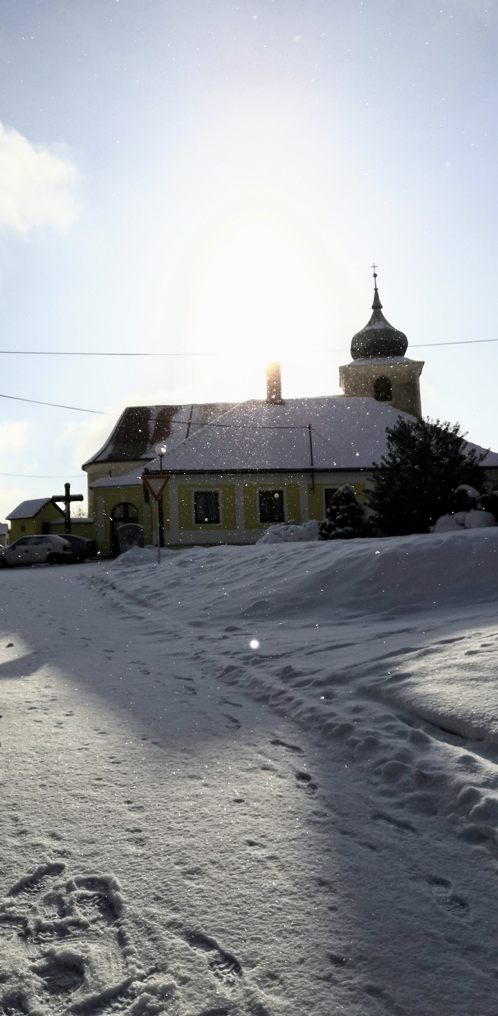 Snow church light