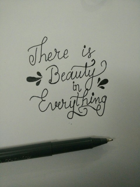Calligraphy..