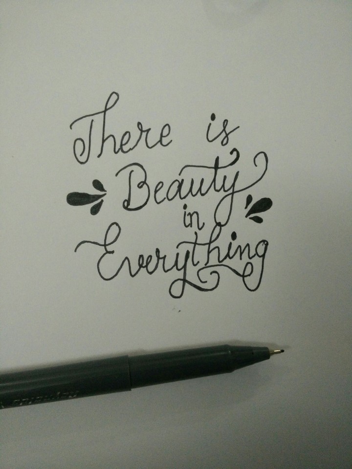 Calligraphy..