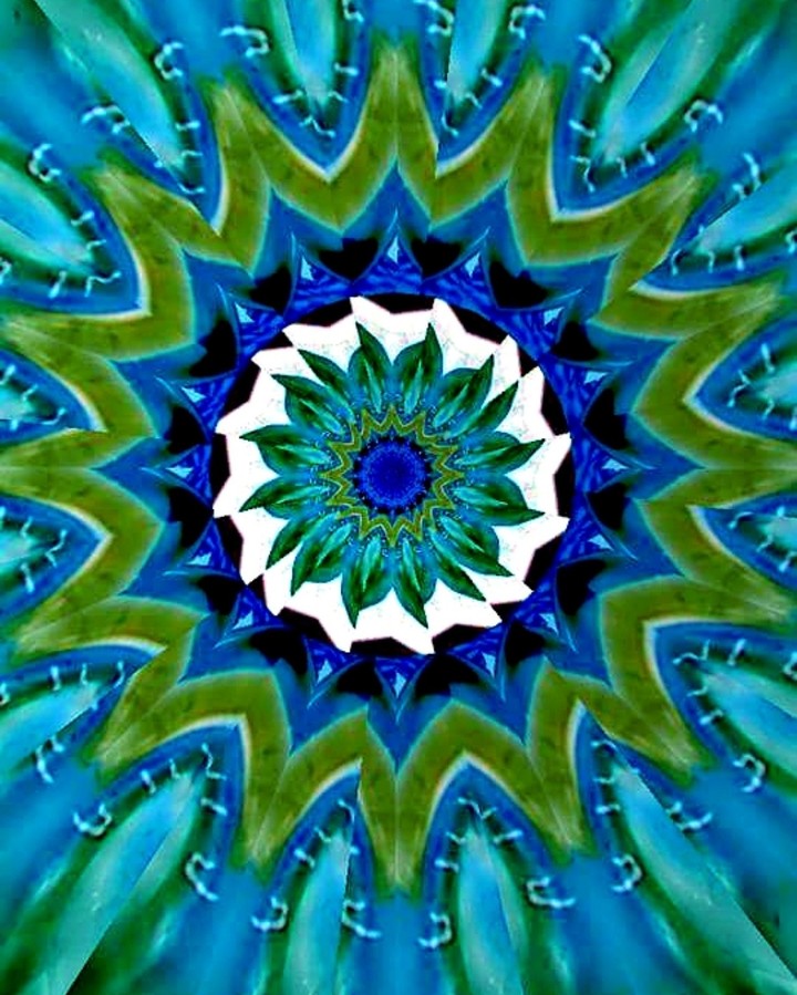 I made this from glass wall art at St.David's Hospital