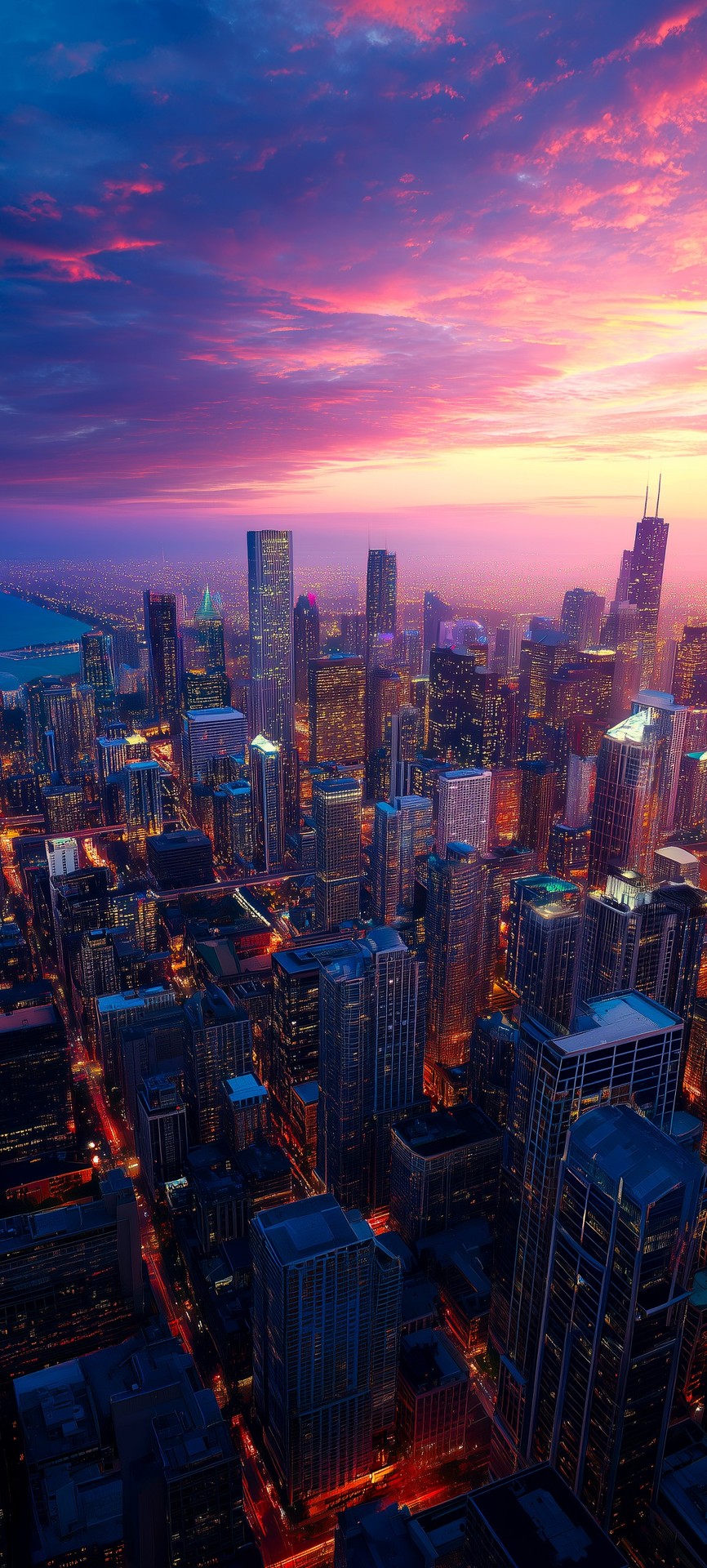 tapety Skyscraper, horizon