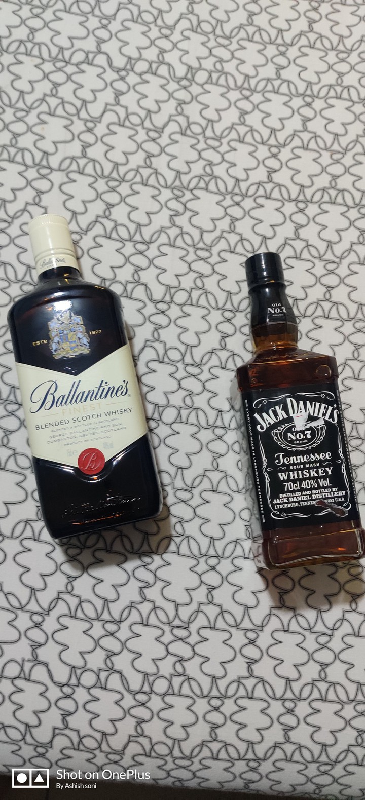 jack daniel,ballentine cheer's ?