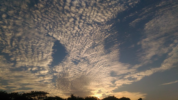 the sky