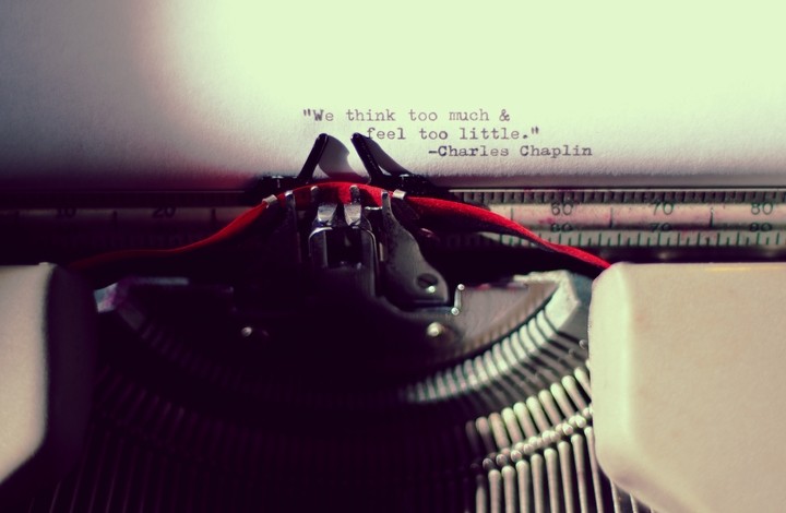 We Think Too Much And Feel Too Little.