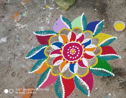 beautiful rangoli