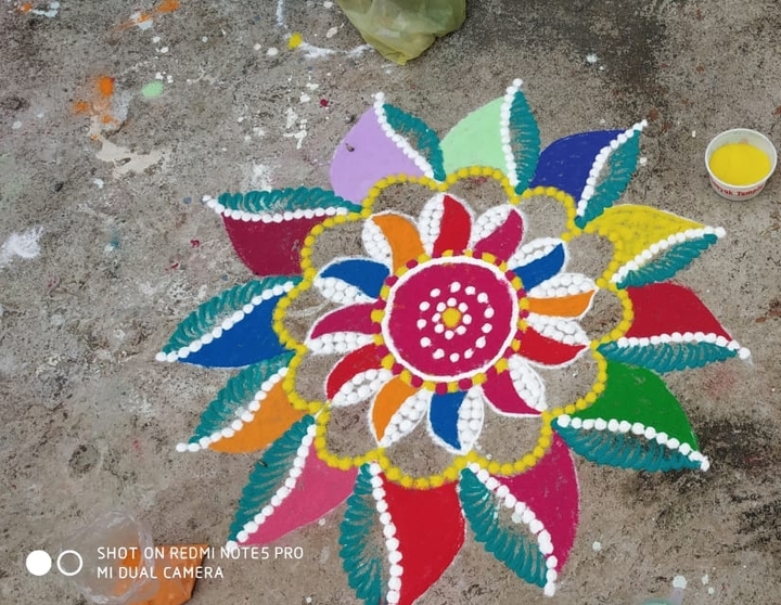 beautiful rangoli