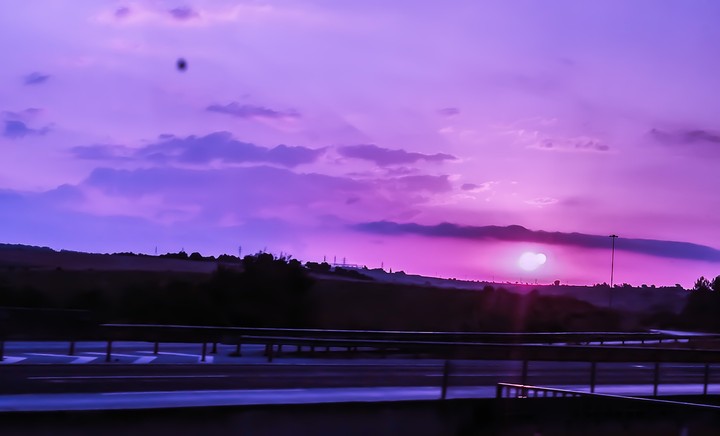 purple sun
