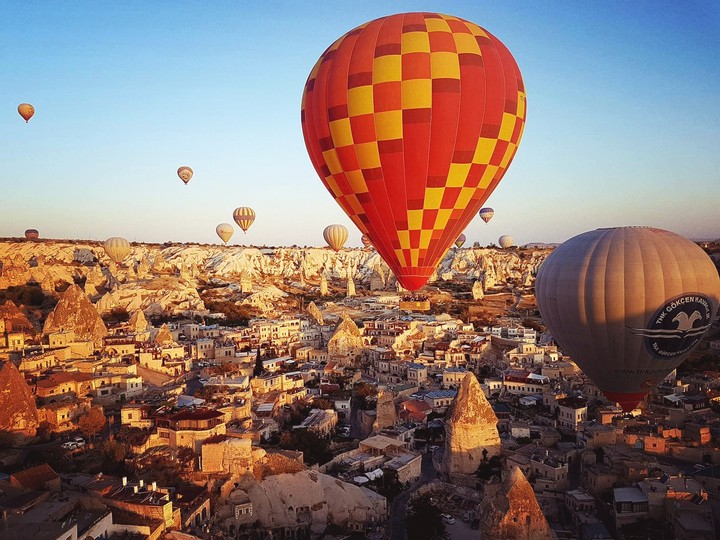 Balloons in Cappadocia, Turkey