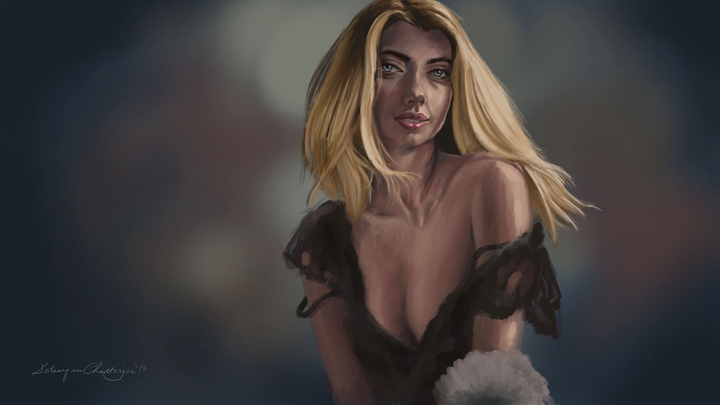 The girl