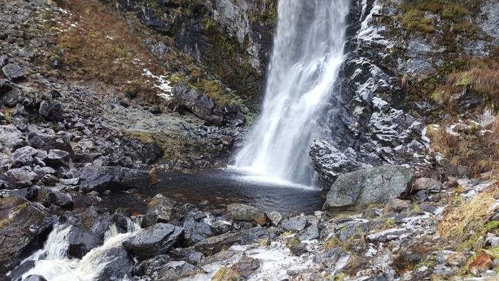 waterfall in sweden