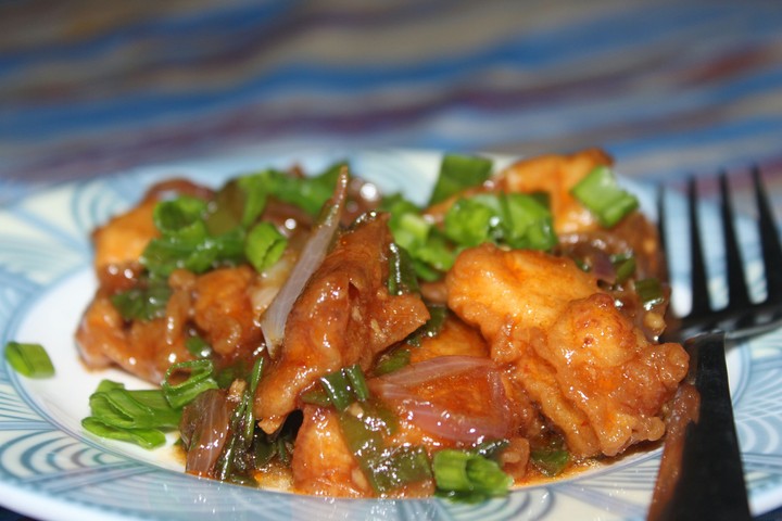 Paneer chilly craving 