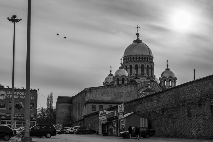 Novocherkassk cathedral. Spring.