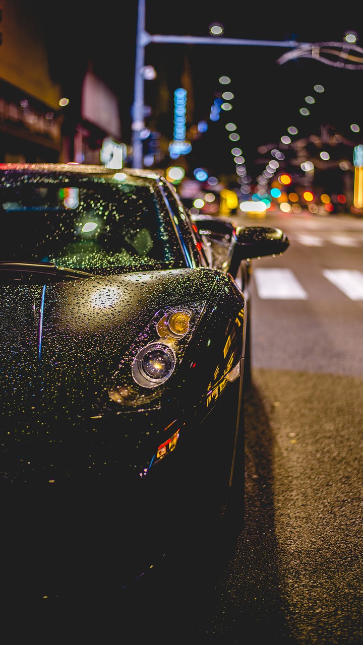 swet car with bokeh