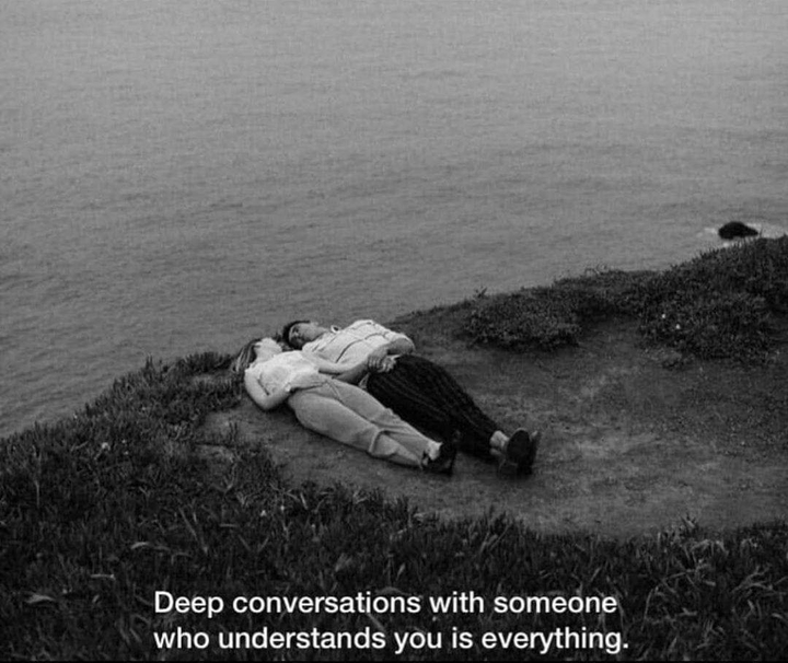 deep conversations are priceless